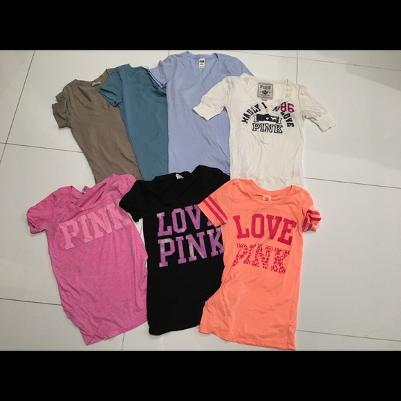 plus size victoria's secret pink shirts & tops